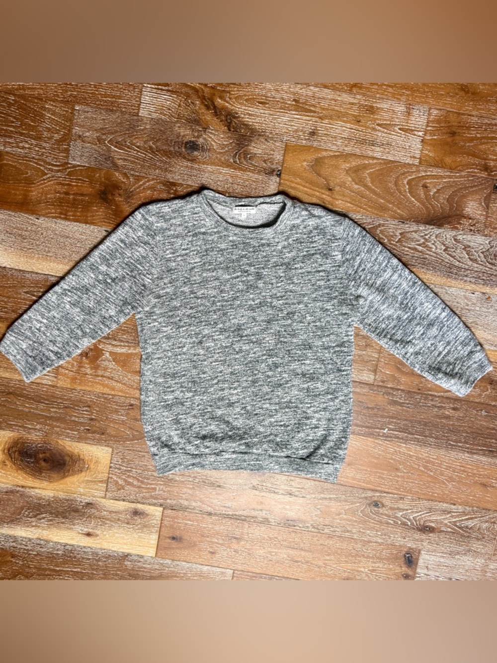 The Lady & The Sailor Heather Gray Crewneck Pullover Sweater / Anthropologie ML